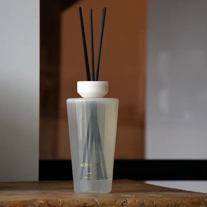Diffuser XL 500ml Cone Belle Vie Glas, Rattanstäbchen, Duftöl
