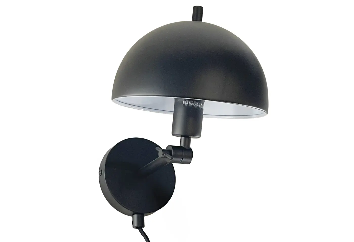 Wandleuchte 830238 Schwarz von Schöner Wohnen