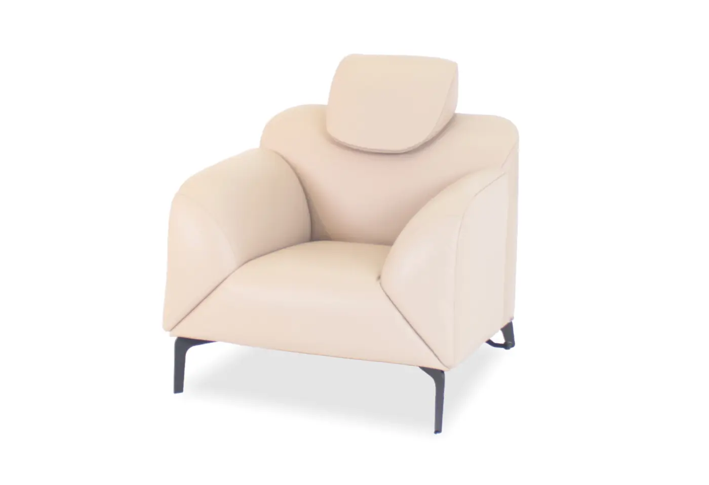 Sessel Como 9750 Leder Lipano sand von Jori ca. 93x150cm