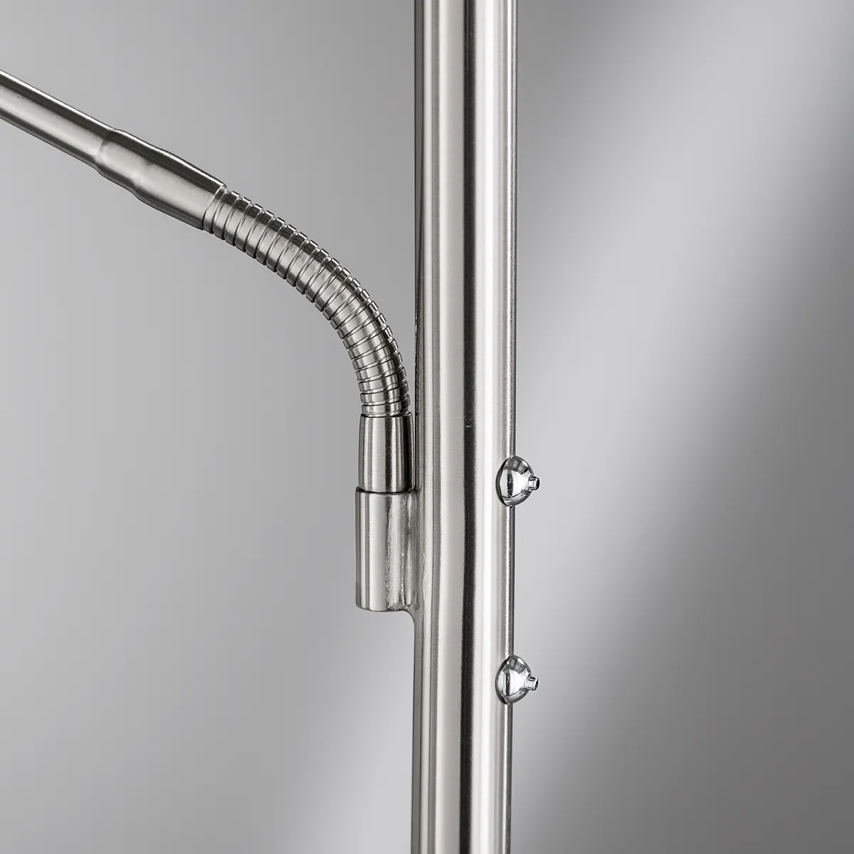 LED Stehleuchte 18417.. Nickel matt Metall ca. 35x180cm