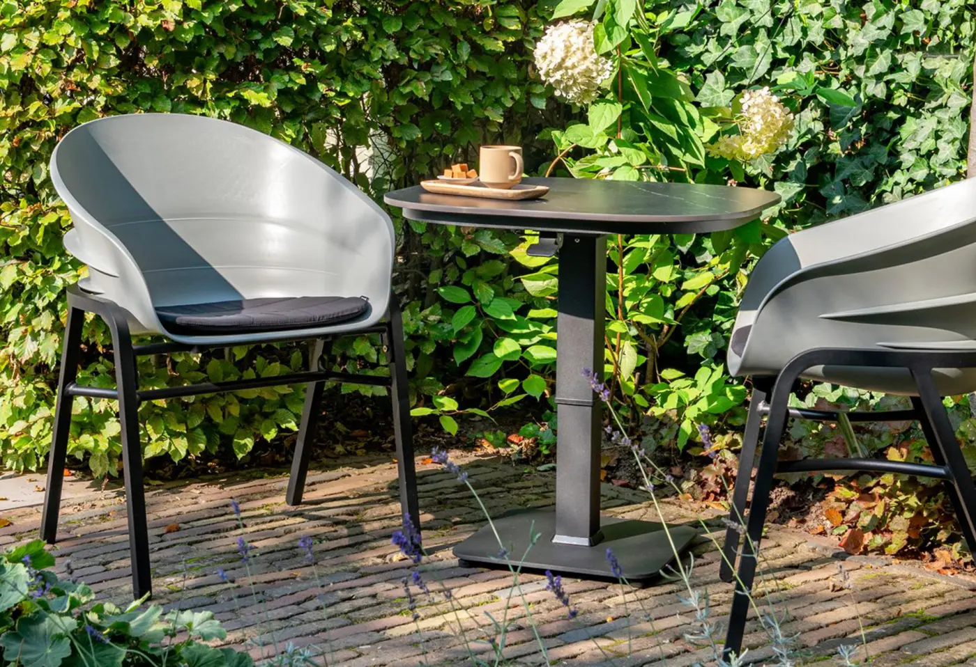 Stuhl Tubb Grau von Hartman Outdoor Kunststoff ca. 50x84x61,5cm