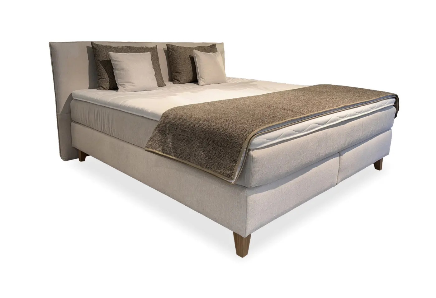 Boxspringbett Dreien Brego creme 322100 ca. 180x200cm
