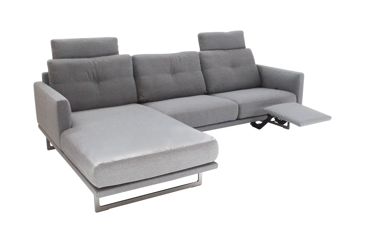 Polstergarnitur 1650 Moris von Intertime Ocean Q2 grau ca. 262x164cm