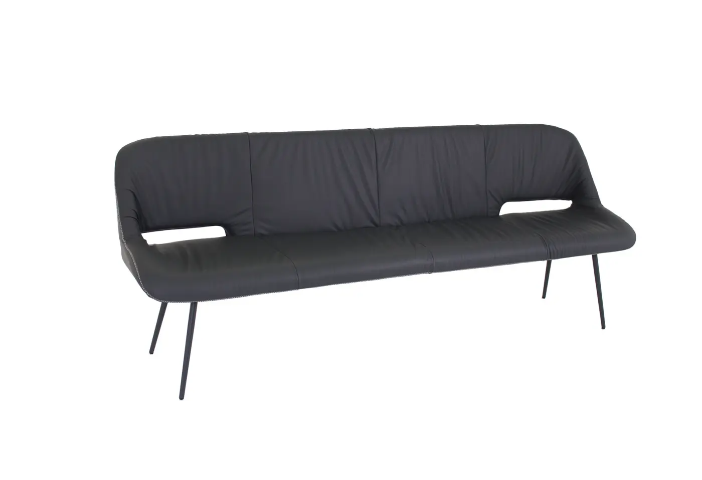 Sitzbank Capri Anthrazit von Willisau Leder Excellent