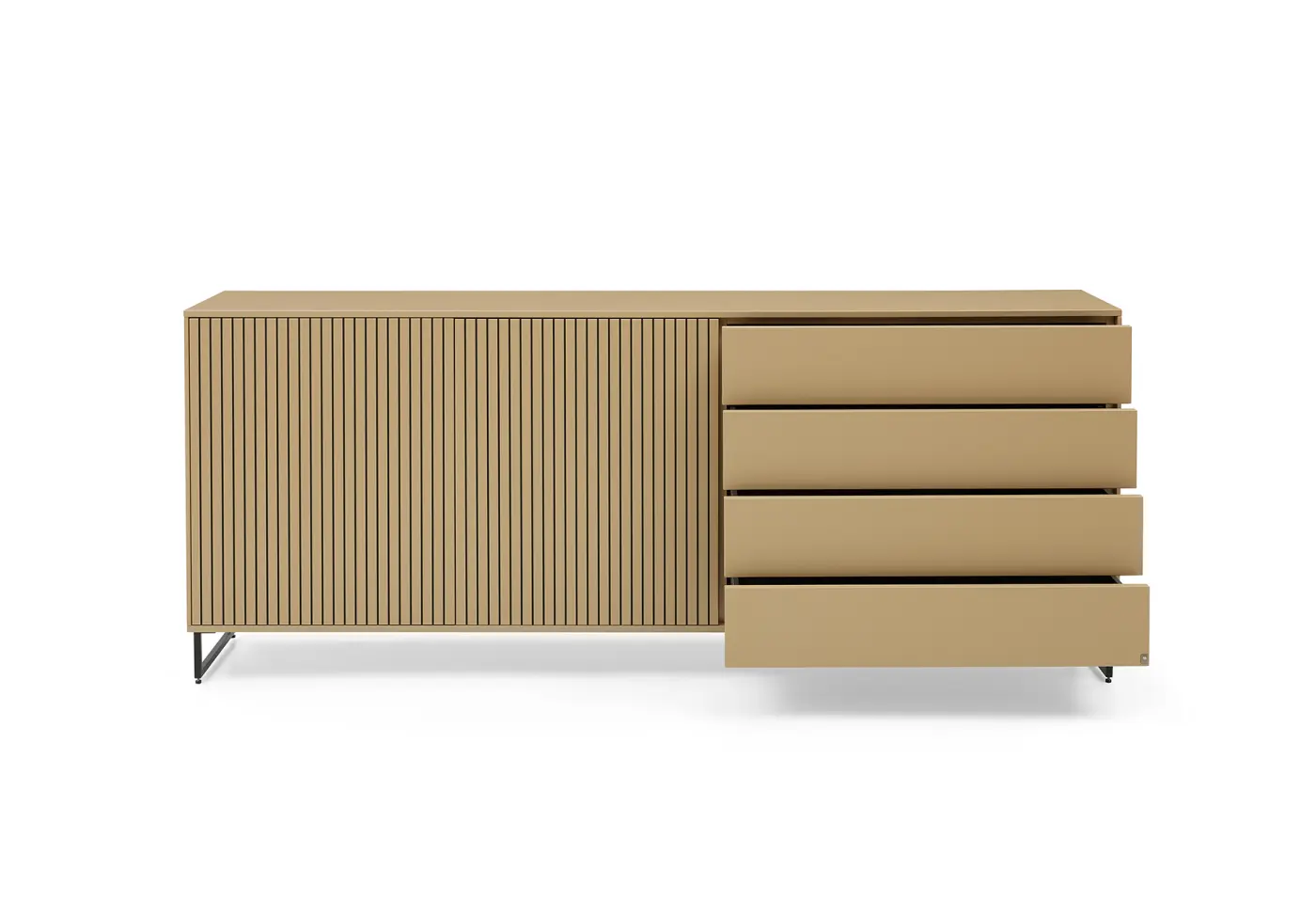 Sideboard MR Kara Frame von Musterring Klarglas Lack macchiata ca. 212,2x85,3x39,9cm