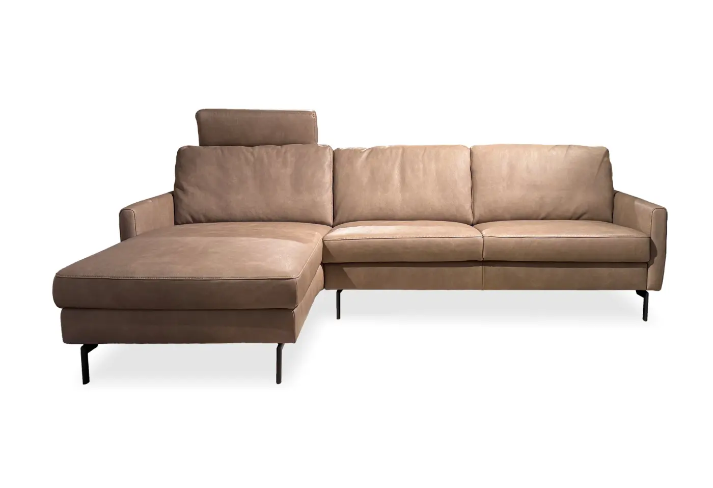 Polstergarnitur Alle Sand Leder ca. 284x176cm
