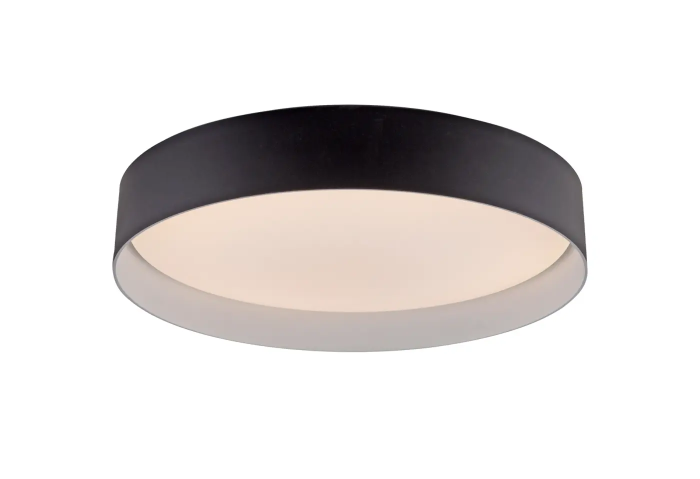 LED-Deckenleuchte Tavoli schwarz von Schöner Wohnen ca. 39x39x7,3x39cm