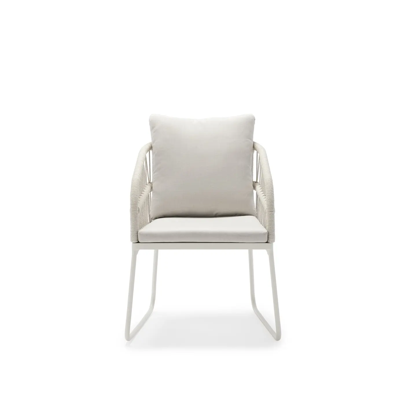 Armlehnstuhl MR JustB! OD100 Ivory Stone von Musterring Wetterfest Kordelbespannung ca. 56x87x63cm