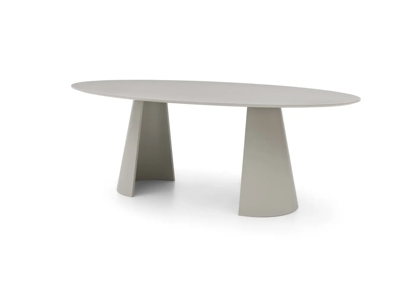 Esstisch JustB! SP150 Seidengrau von Musterring MDF-Lack Seidengrau ca. 220x115x75cm