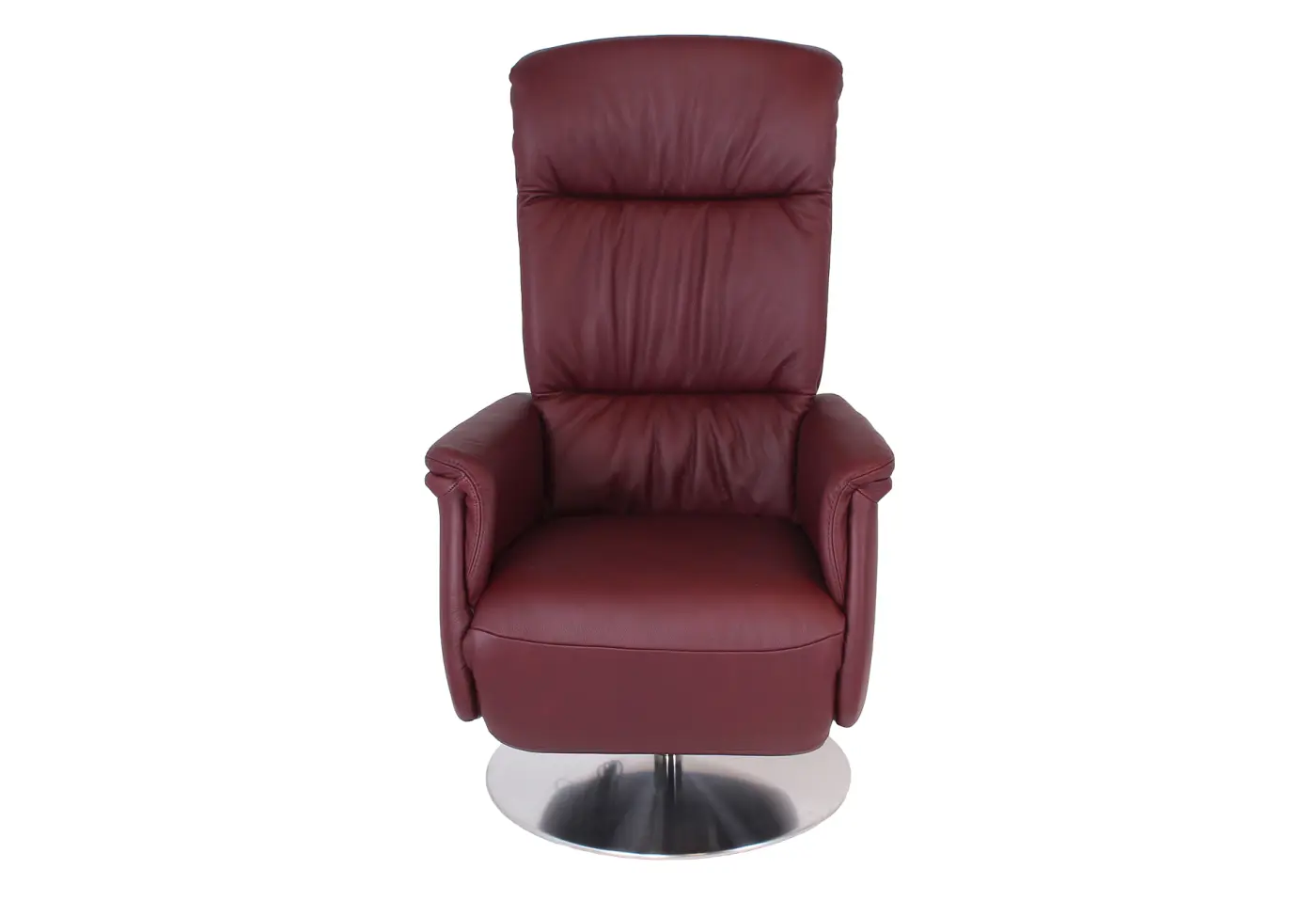 TV-Sessel Echallens Leder Longlife E soft kirsch ca. 69x45x170x119x87cm