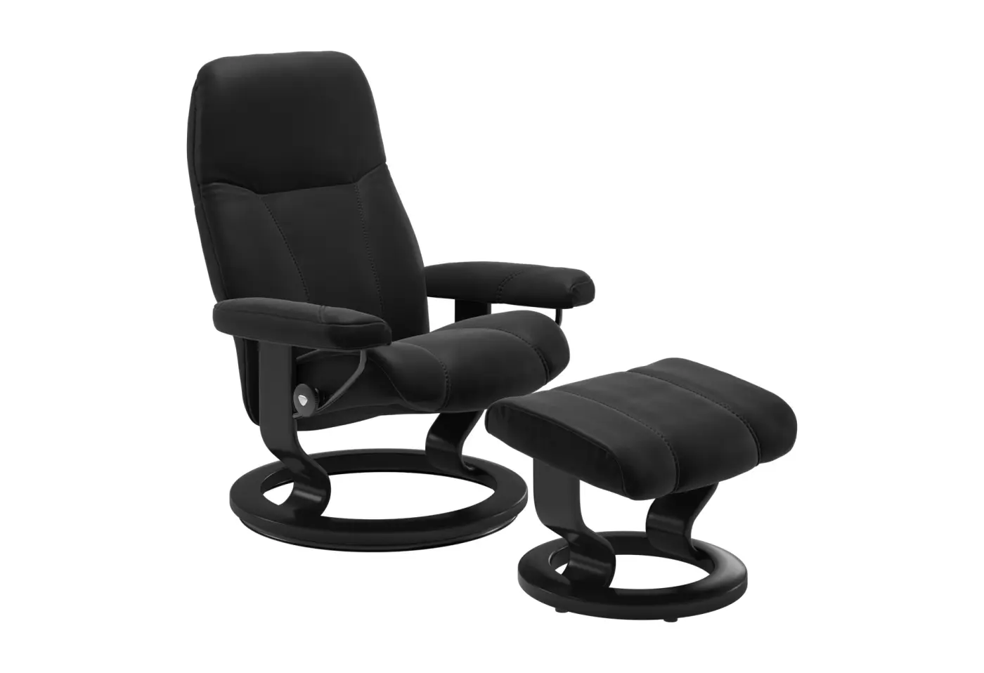 Ruhesessel Consul von Stressless Leder Batick 093 19 Black ca. 76x100x71cm