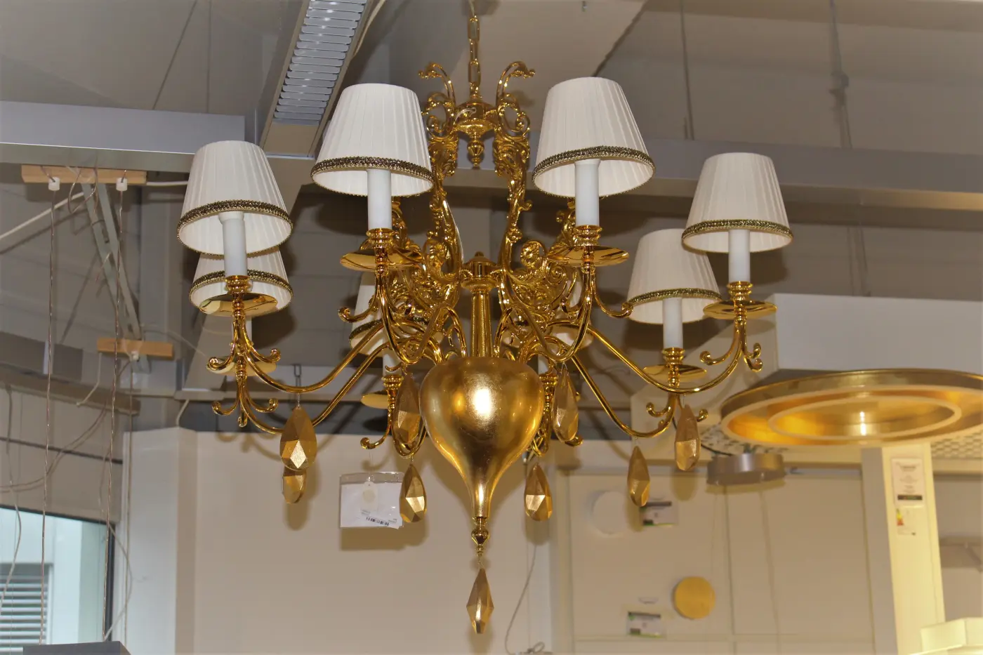 Kronleuchter 19680075.. Gold ca. 100cm