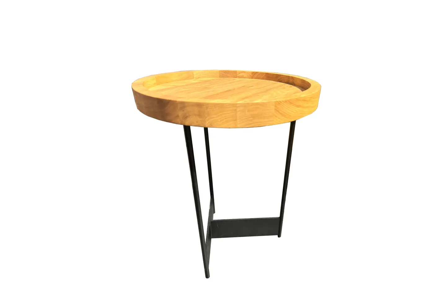 Beistelltisch 22293 Asteiche Massiv natur, ca. 38x4cm