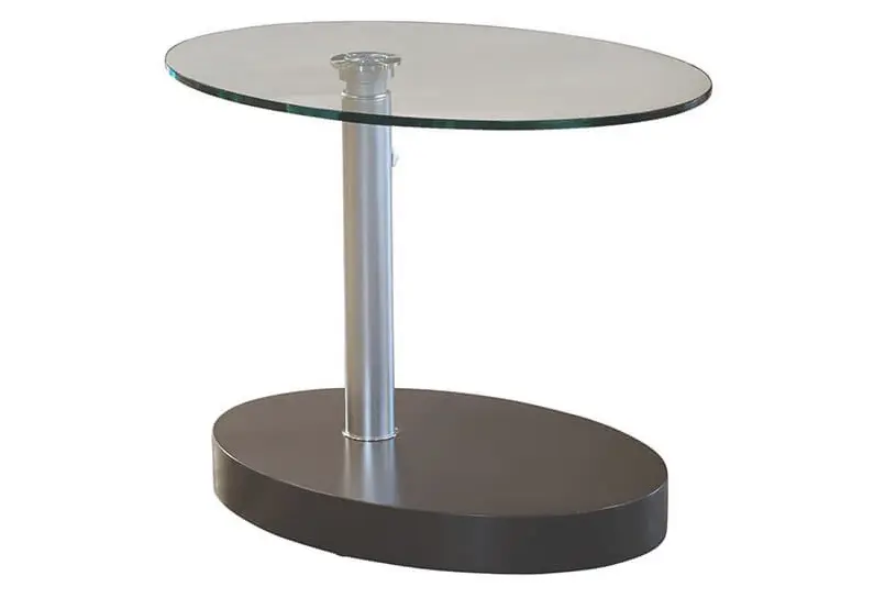 Beistelltisch 8200 von Rolf Benz Klarglas ca. 42x58cm