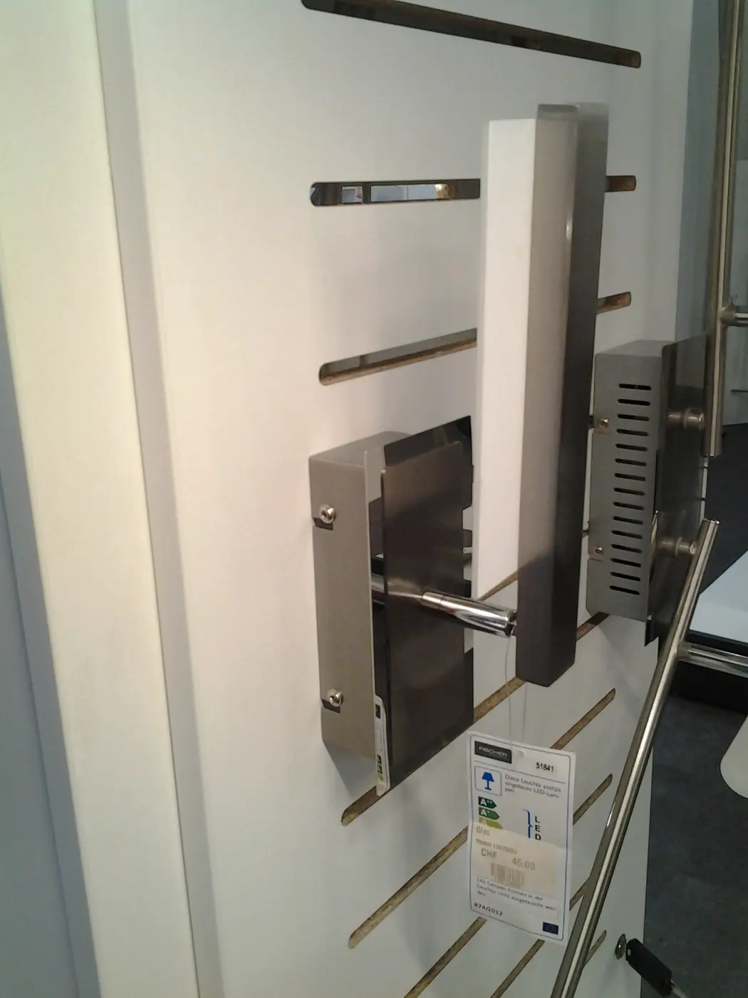 LED-Wandleuchte 13970692 Nickel matt, Chrom