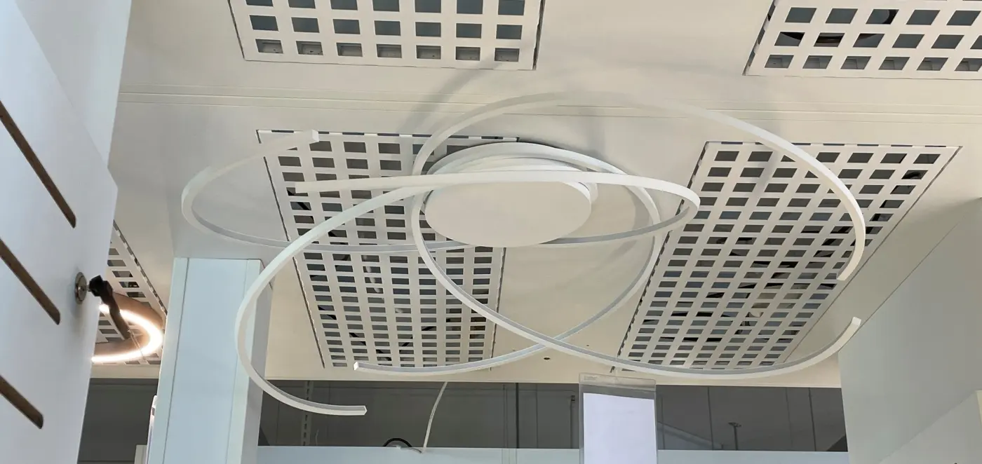 Deckenleuchte 6307 Weiss ca. 80cm