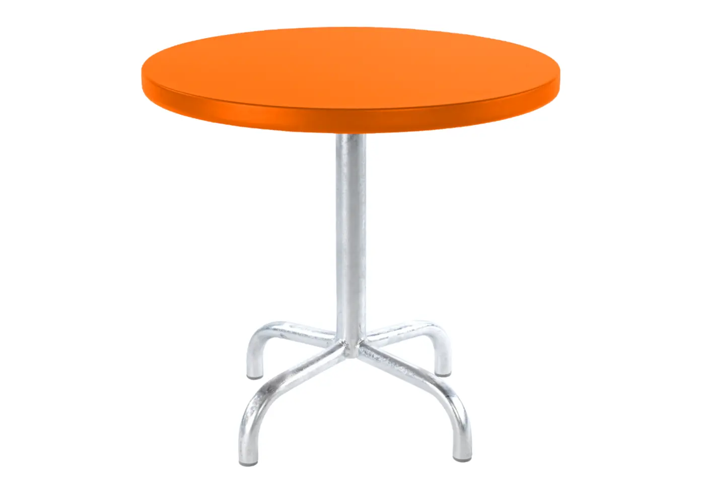Beistelltisch Säntis Orange von Schaffner Stahl ca. 54x50cm