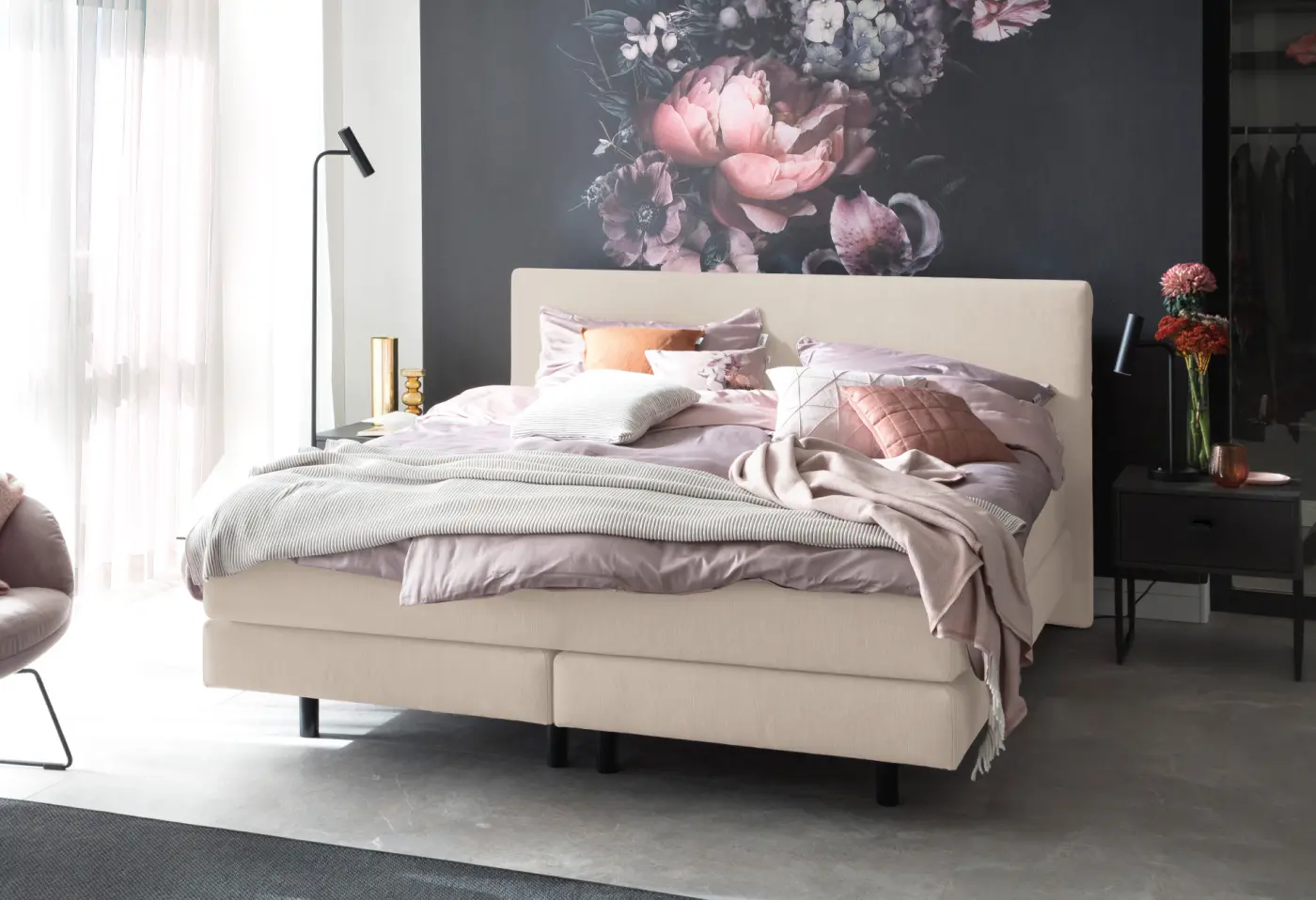 Boxspringbett Vita von Schöner Wohnen Stoffbez. 6241 ca. 180x200cm