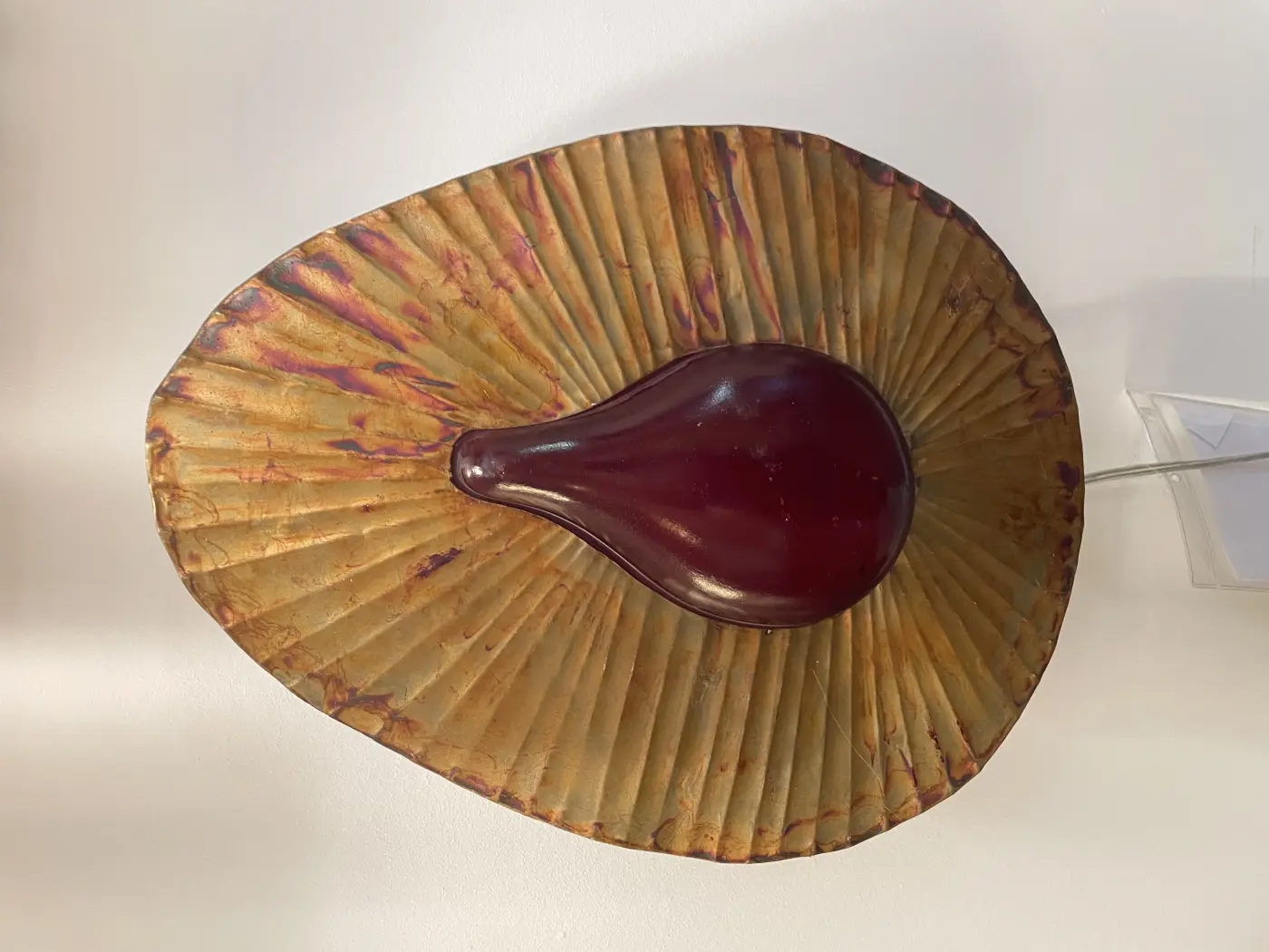 Bildleuchte 13490042.. Rot, Messing Aluminium, Kunststoff ca. 40x31cm