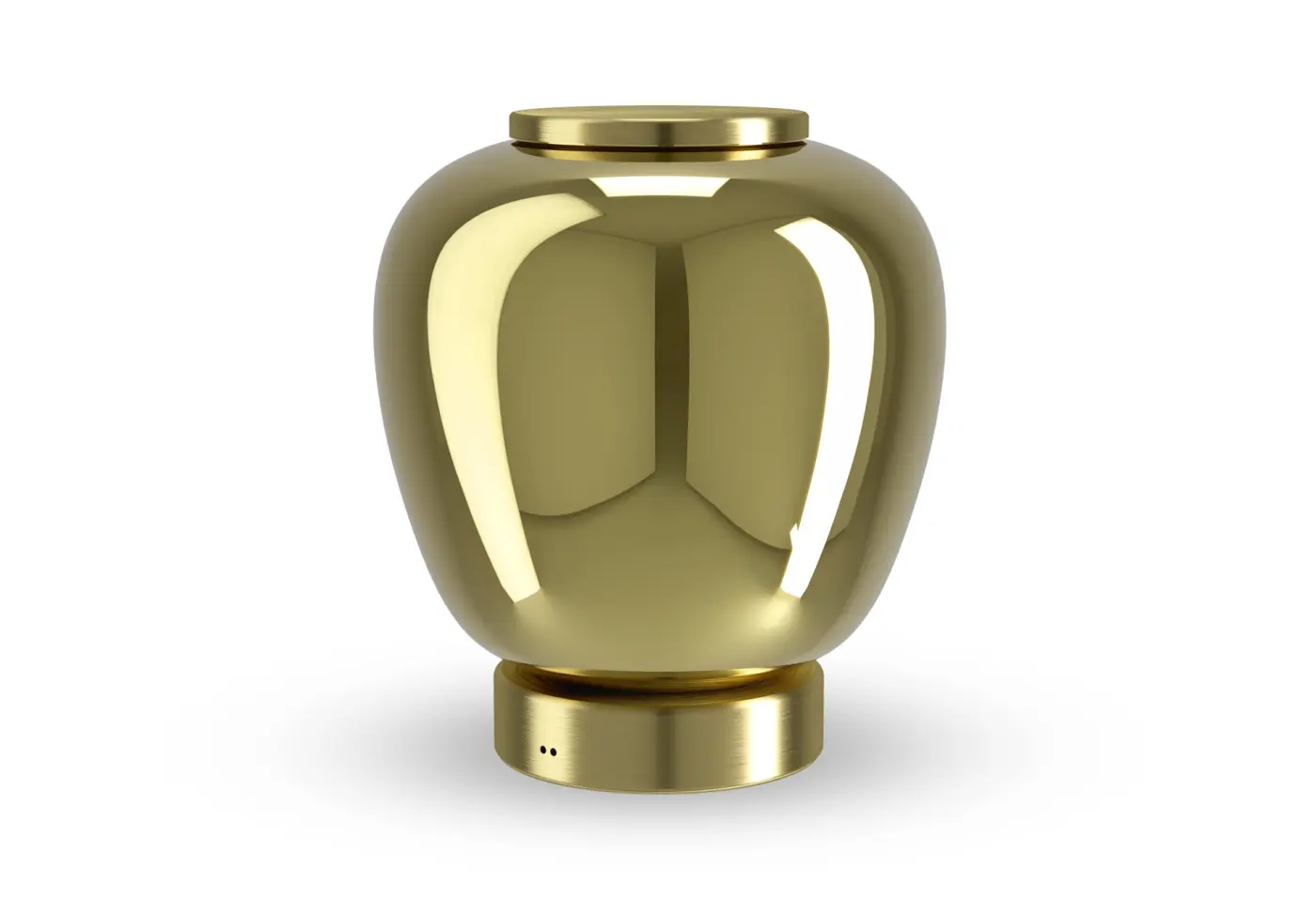 LED-Tischleuchte 24481.1 messing geb. Stahl ca. 21x24,5cm