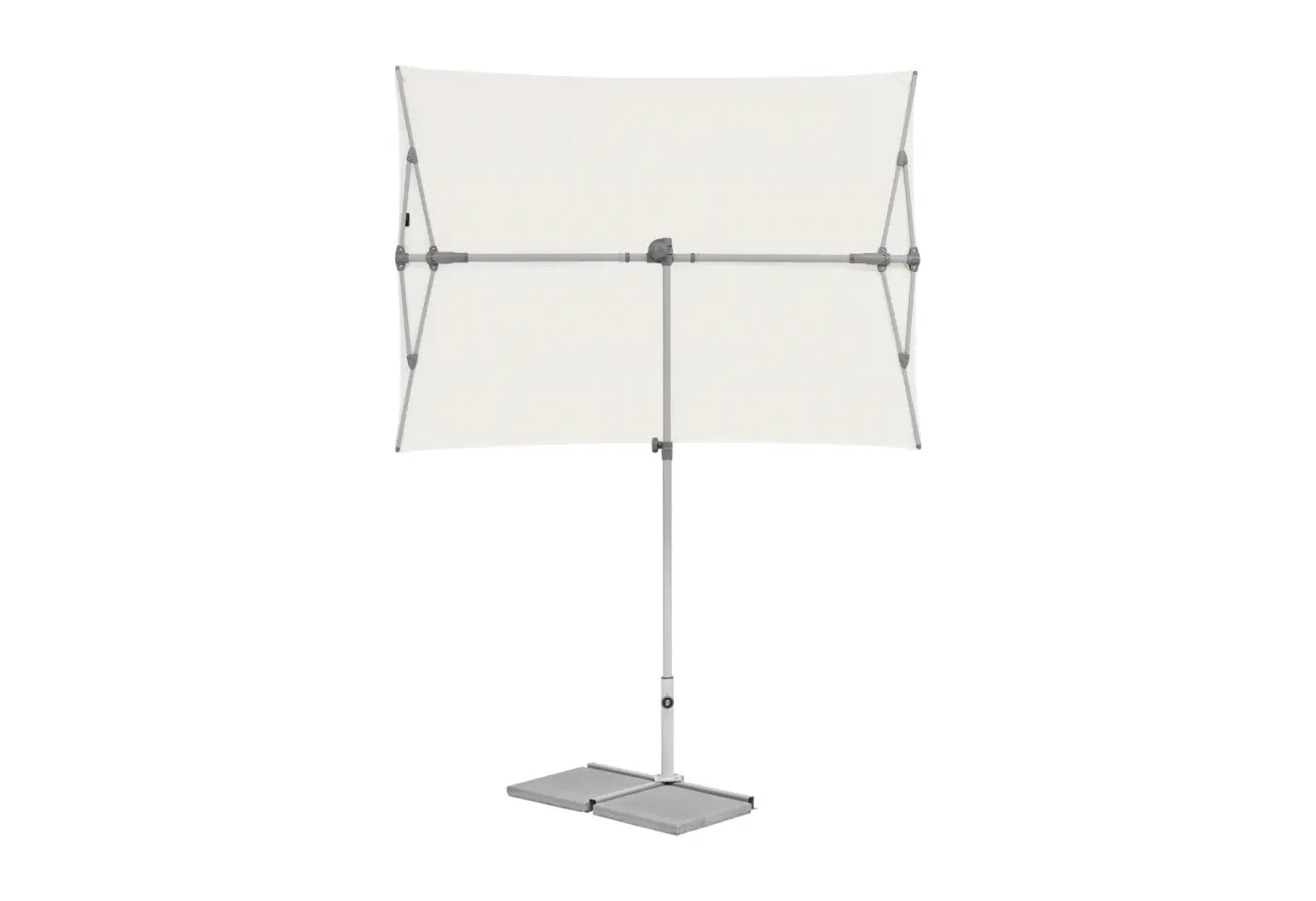 Sonnenschirm Flex Roof Sand white von Glatz ca. 195x140cm