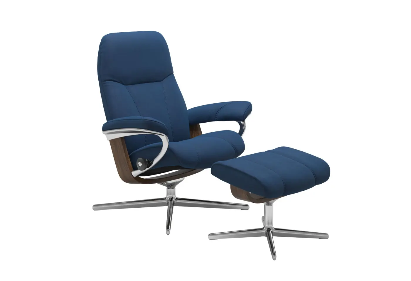 Ruhesessel Consul Dinamica 72 Cobalt blue von Stressless Stoff ca. 91x102x79cm