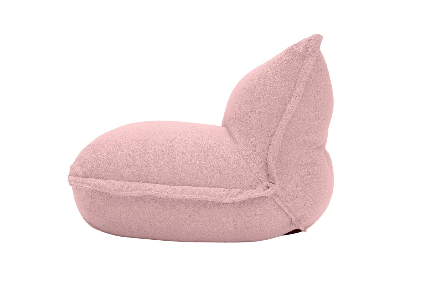 Sessel The Bonbaron Sherpa Pinky Promise von Fatboy Polyester, Sherpa ca. 120x120x75cm