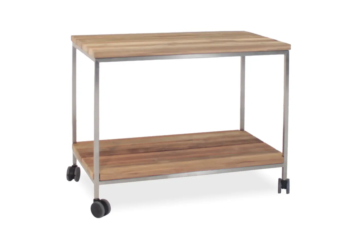Servierwagen 25007 Teak recycelt ca. 95x76x54cm