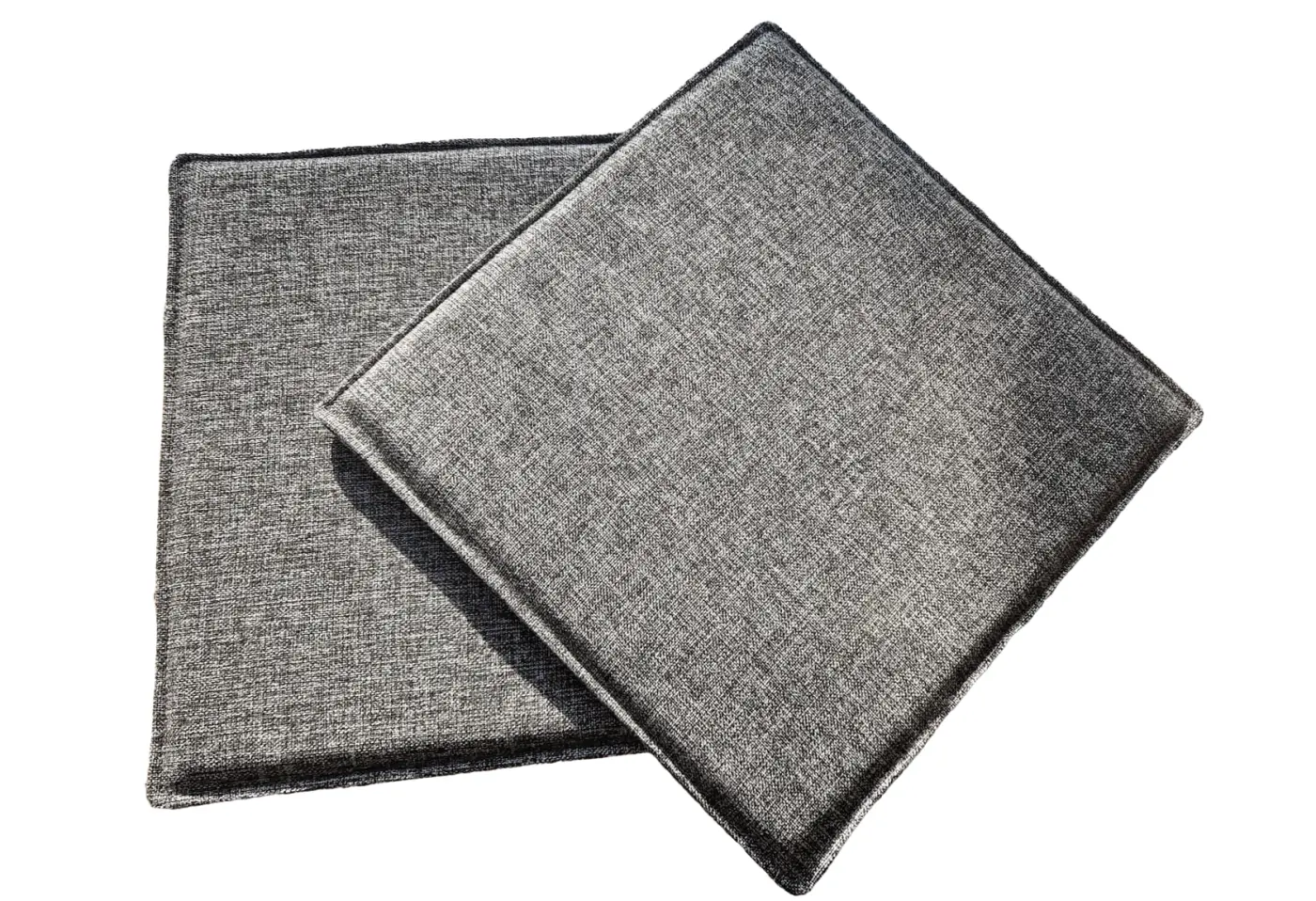 Sitzkissen-Set 18412.. grau Stoff ca. 45x45x15cm