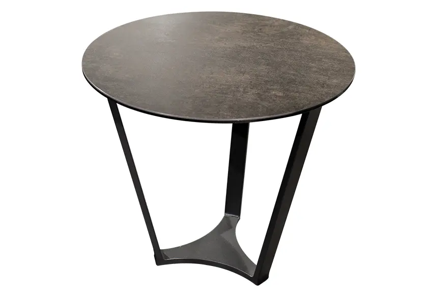 Couchtisch 6208 Valentina zementgrau von Interliving Keramik ca. 55x50cm