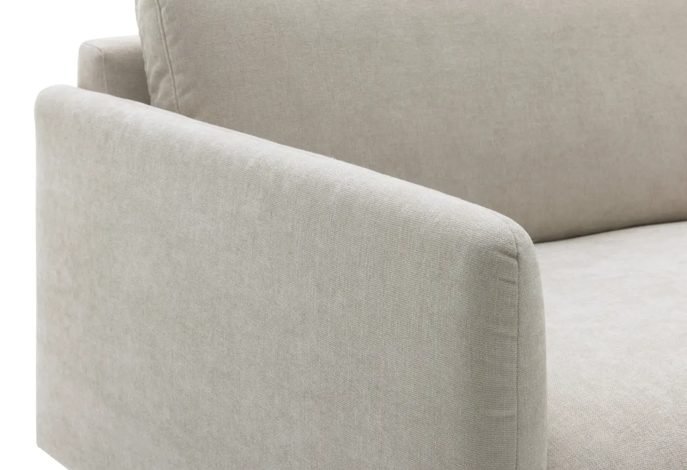 Sofa mit Hockerbank Roomio No. 4104 von Roomio Yelda natur ca. 194cm
