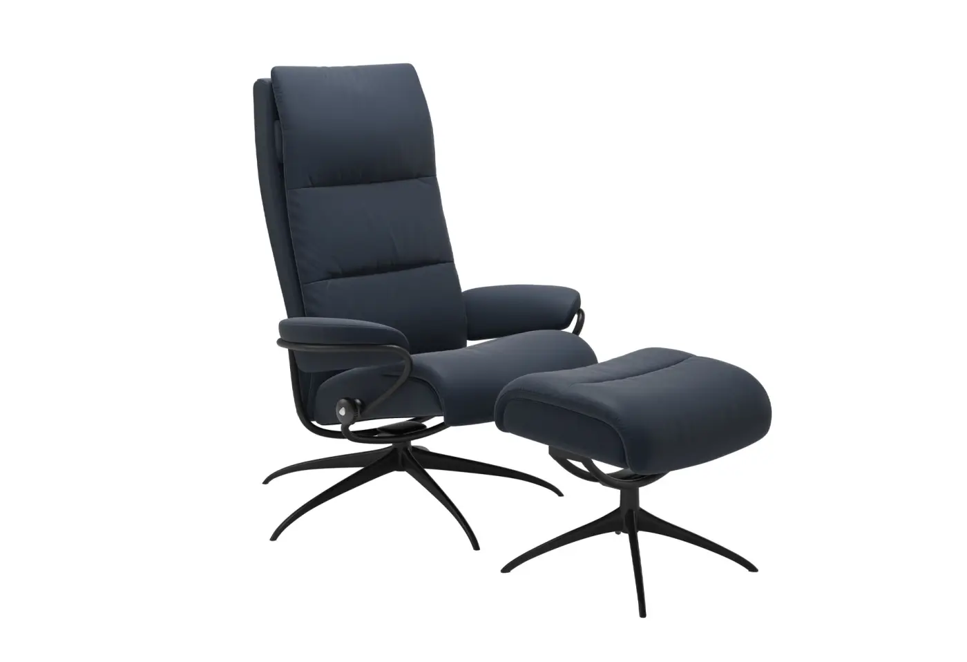 Ruhesessel Tokyo von Stressless Leder Paloma Oxford blue 09418