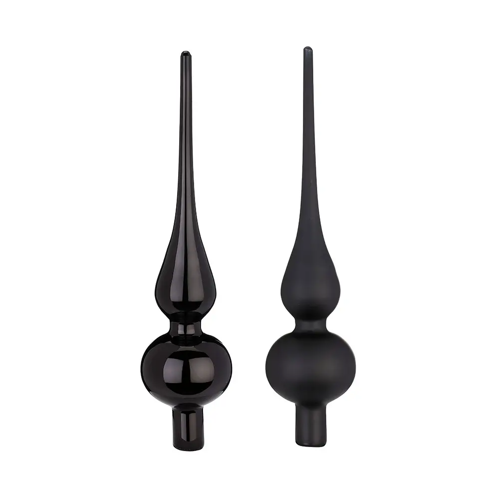 Spitze 26cm Ebony Black Glas ca. 26cm Spitze 26cm Ebony Black Glas ca. 26cm