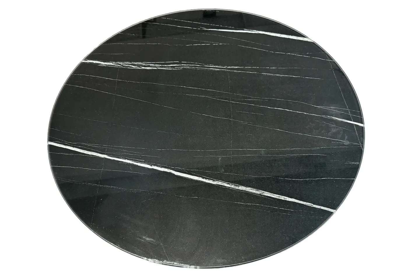 Couchtisch 18406.. Sicherheitsglas mit Marmoroptik ca. 80x35cm