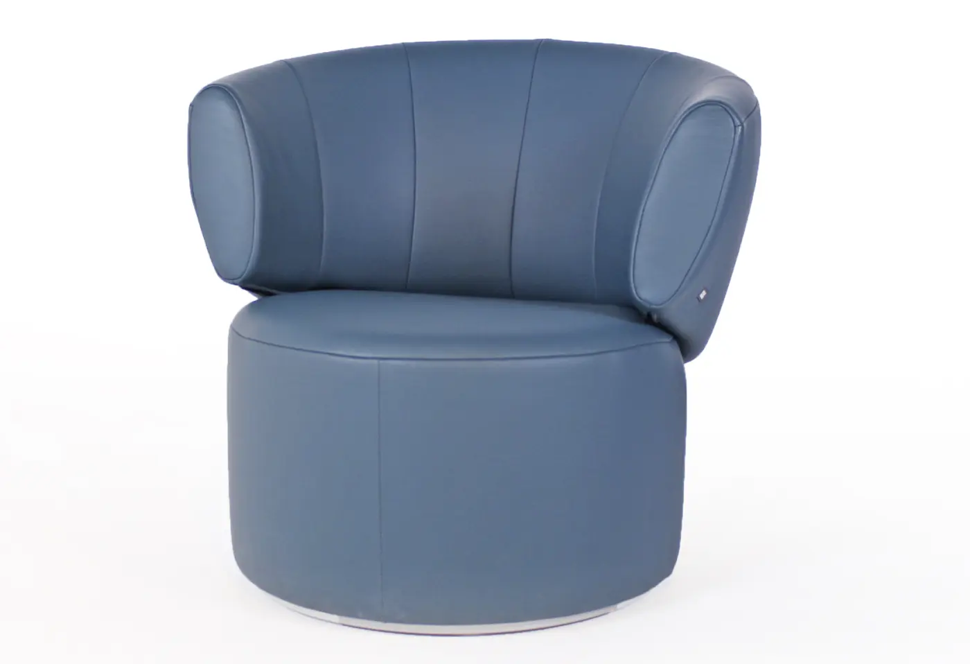 Sessel 684 Petrol von Rolf Benz Leder, 60516 ca. 75x74x82cm