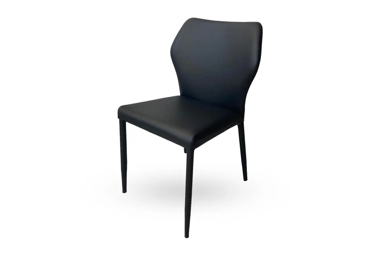 Stuhl Ascoli Schwarz von Willisau Leder Excellent nero ca. 51x90x55cm