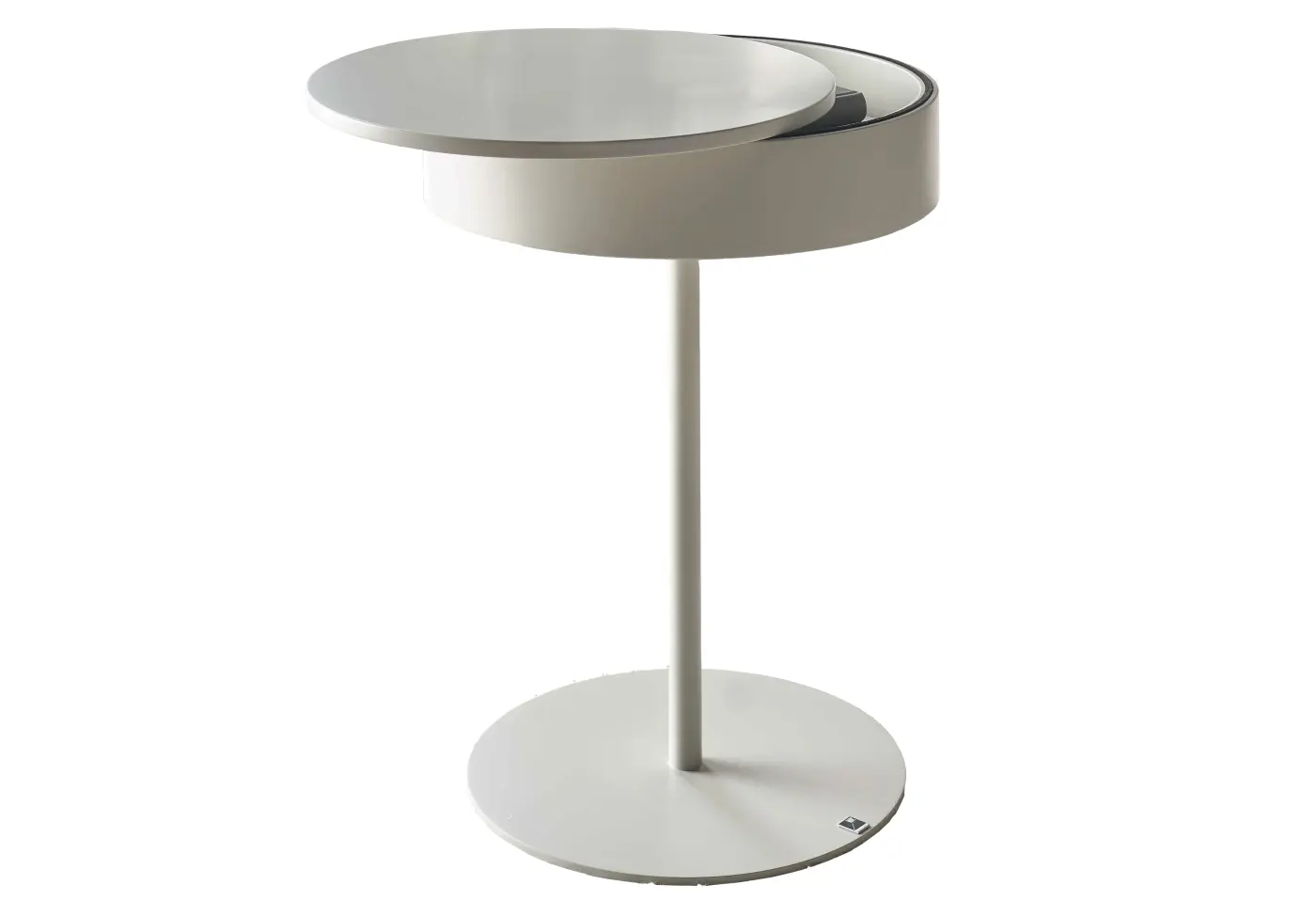 Beistelltisch 21663.. weiss MDF ca. 40x50cm