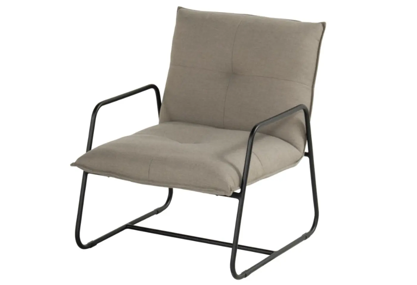 Sessel Fontein Carbon Beige von Schöner Wohnen Allwetterstoff Sunbrella Wetterfest, Atmungsaktiv, Schimmelresistent, Wasserabweisend, Farbbeständig ca. 69x83x80cm
