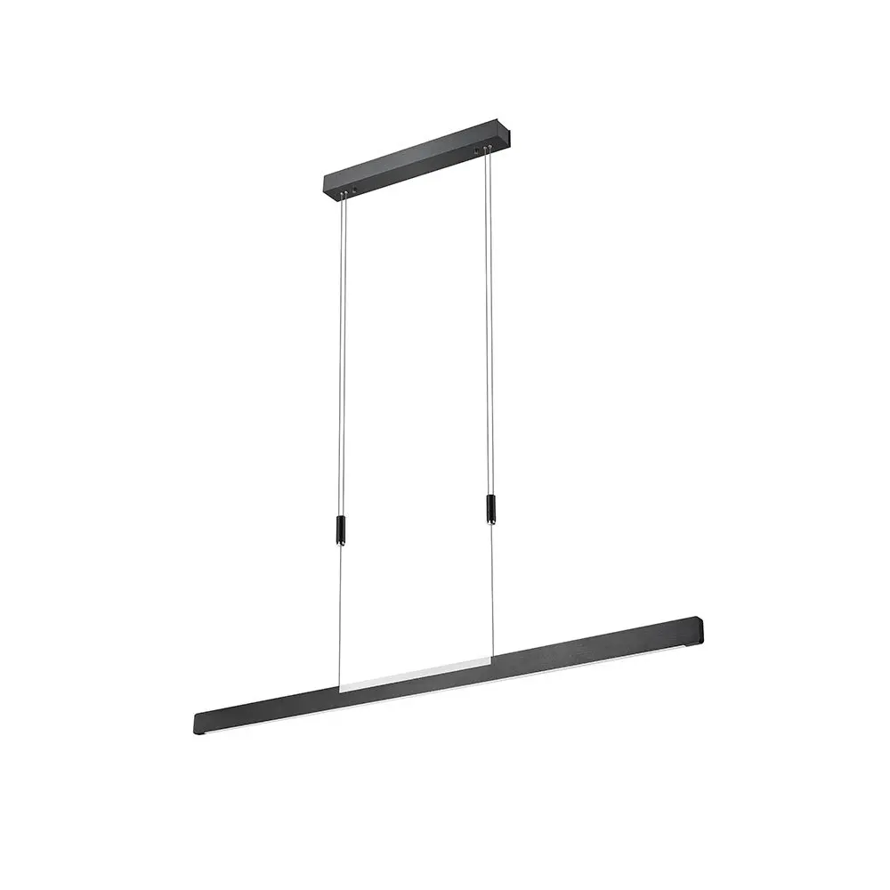 LED Pendelleuchte 17767.. Schwarz Metall, Kunststoff ca. 118cm