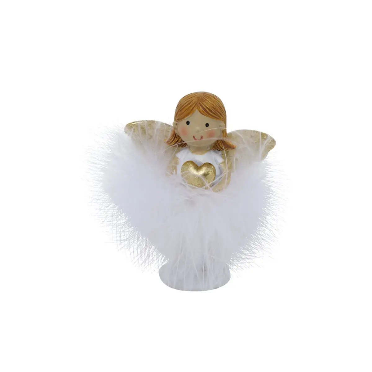 Engel, Figur Molly sort. Thekendisplay, 7cm, Kunstharz, Polyester Polyester, Kunstharz ca. 7cm