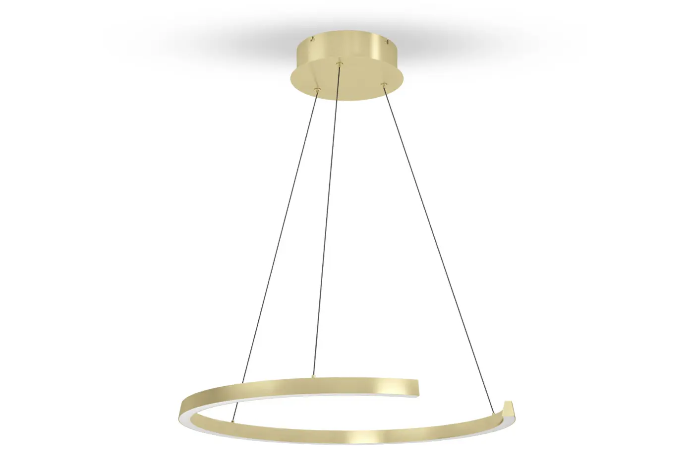 LED-Hängeleuchte 24478 gold Aluminium/Stahl ca. 80x180cm