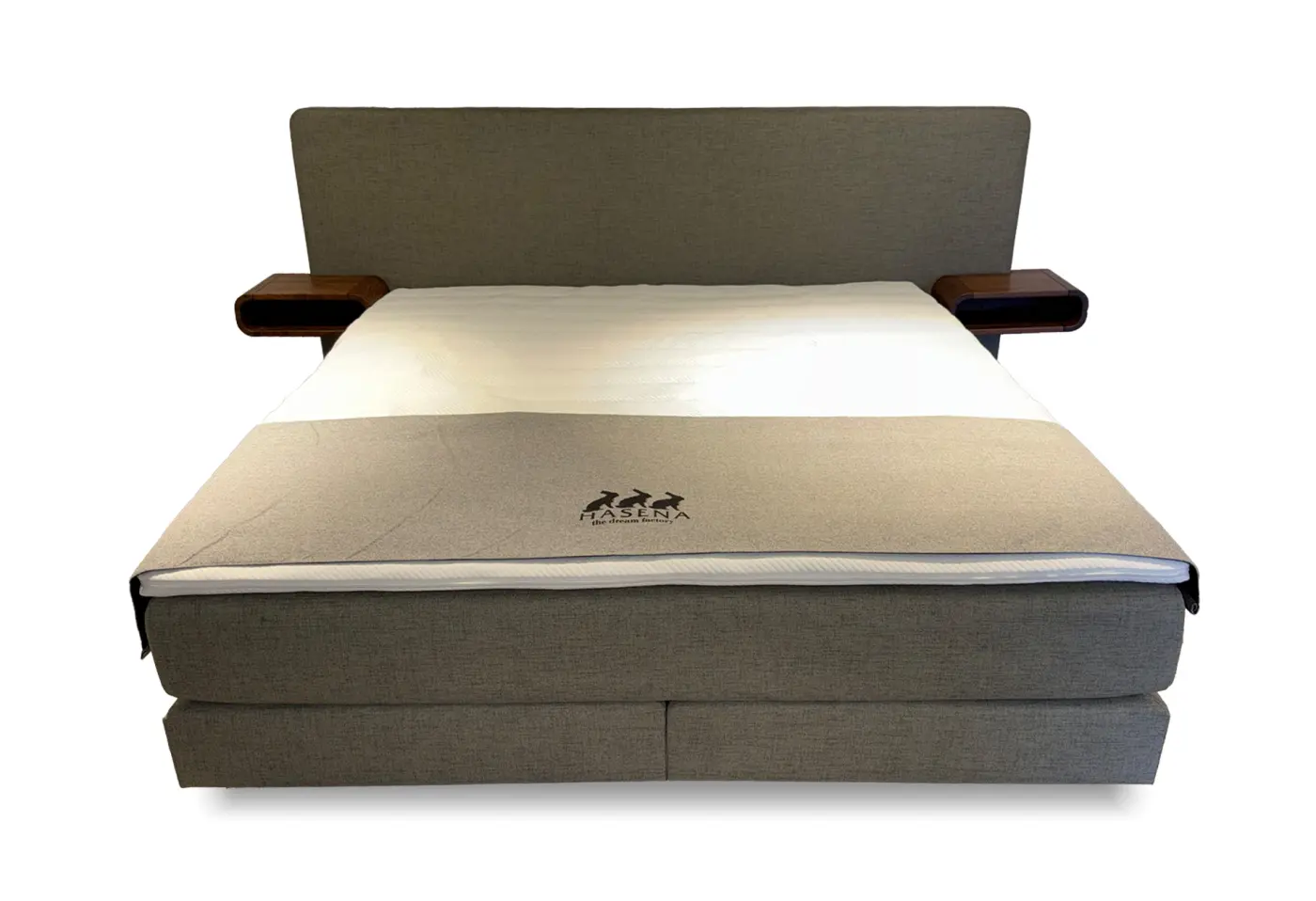 Boxspringbett 24091.. Stoff 815 Member sage ca. 180x200cm