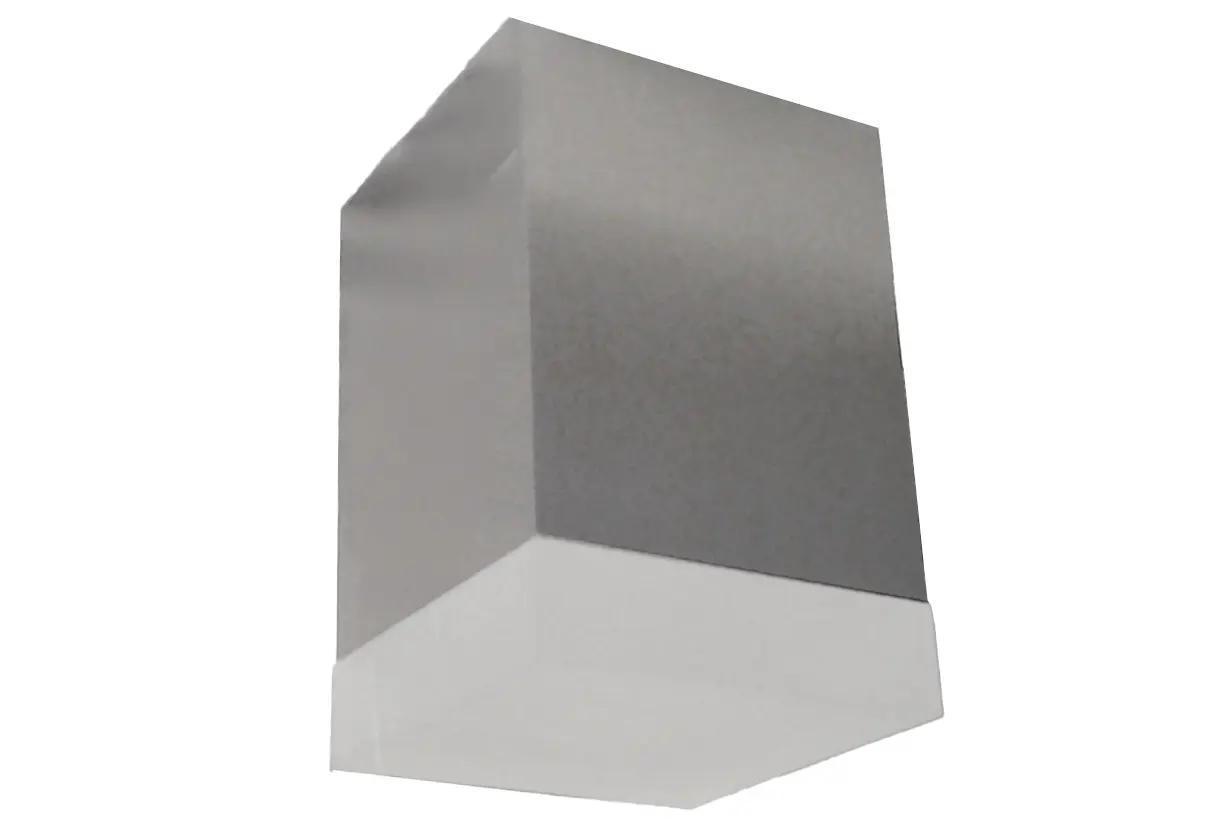 Leuchte 5269.. Nickel matt, Weiss matt Acrylglas ca. 8x8cm