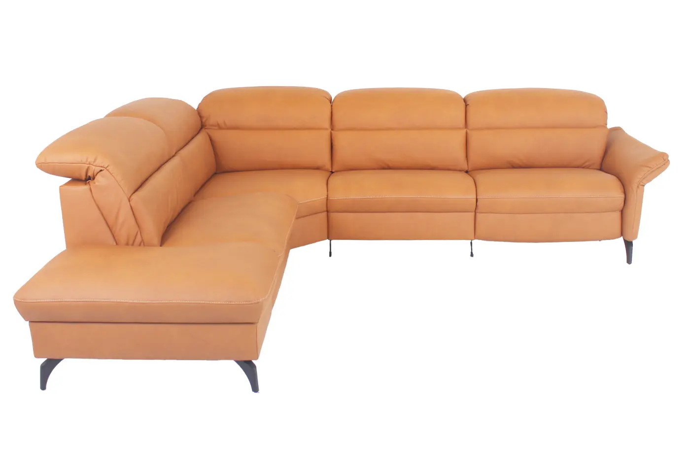 Polstergarnitur 22278.. Leder 22 K-Soft-N bright (Kontrast) ca. 299x265cm