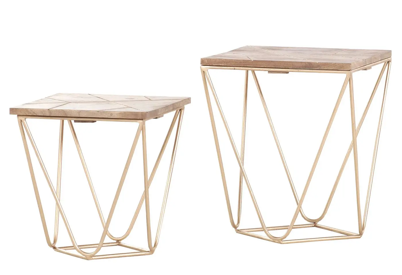 Beistelltisch Sapporo Mango massiv gebeizt u. lackiert 