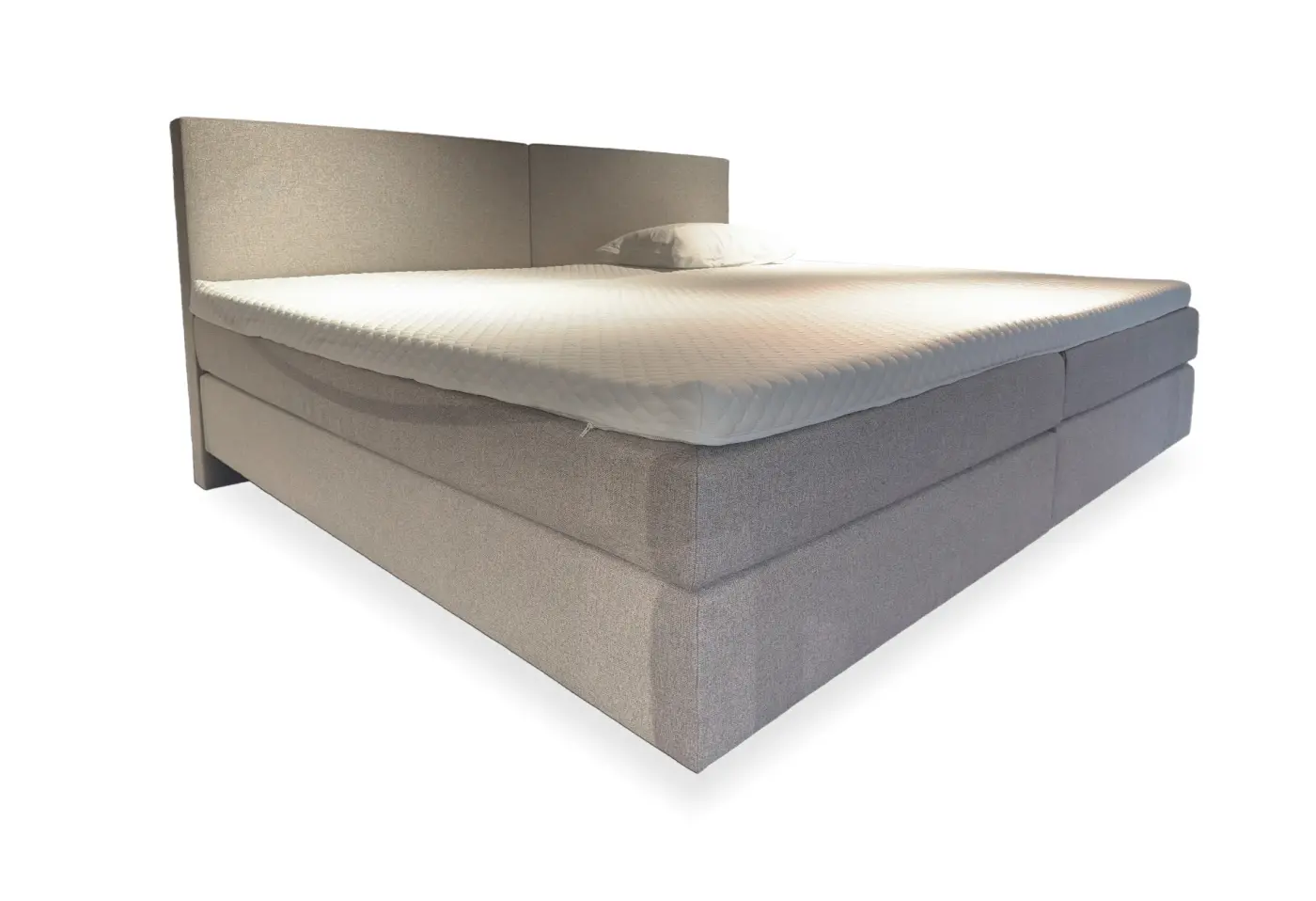 Boxspringbett Kaltacker Stoff Unico steel 04 ca. 240x200cm