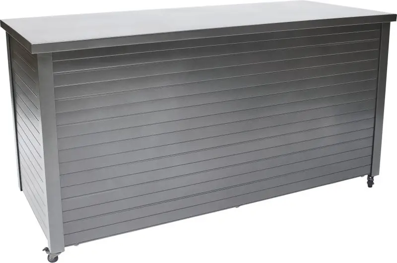 Kissenbox Gilbert Anthrazit von Stern Aluminium ca. 176x76x91cm