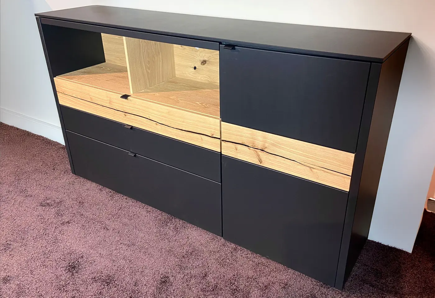 Sideboard 21096.. Anthrazit ca. 186x106x43cm
