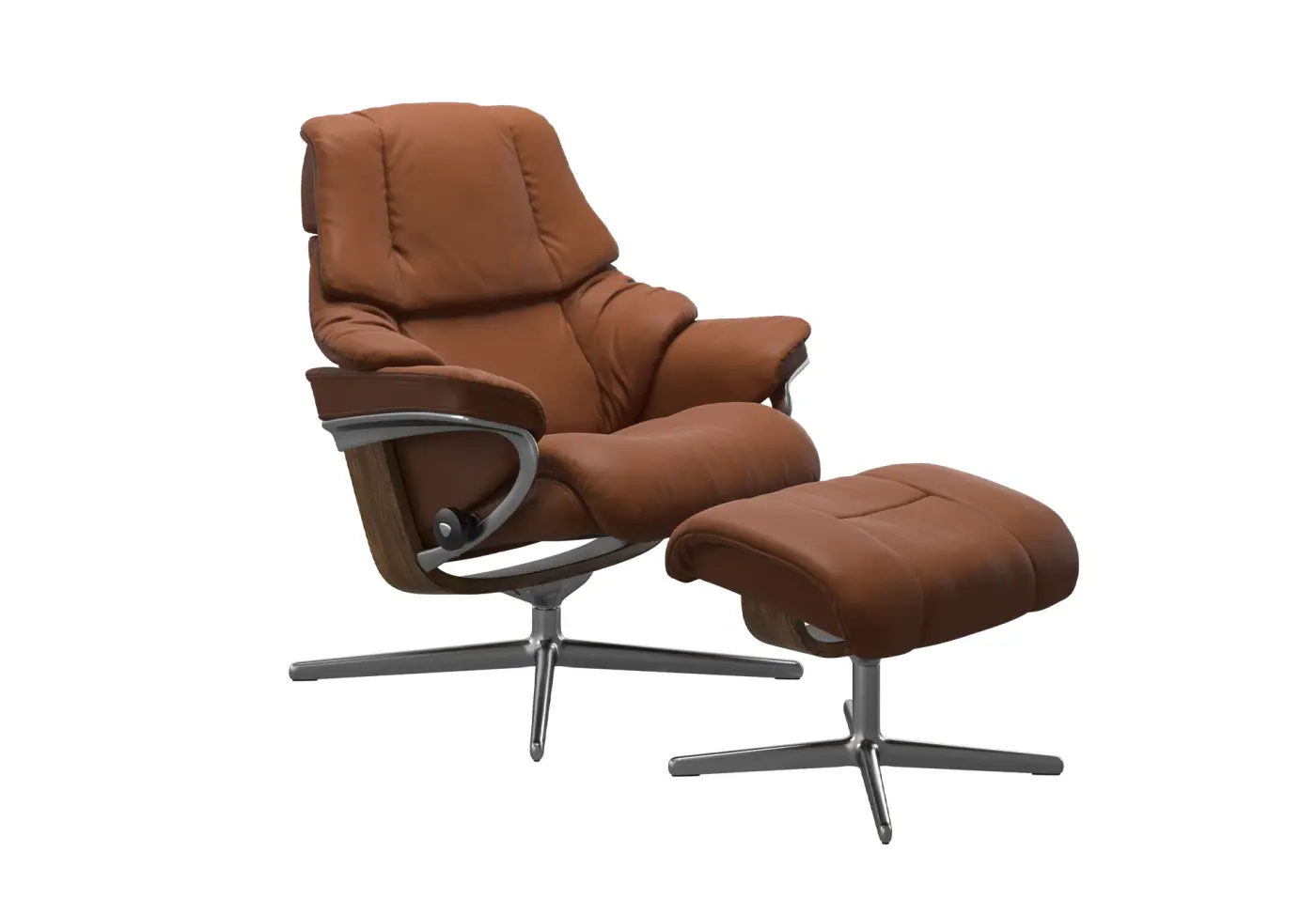 Ruhesessel Reno Paloma 40 New Cognac von Stressless Leder ca. 83x100x76cm