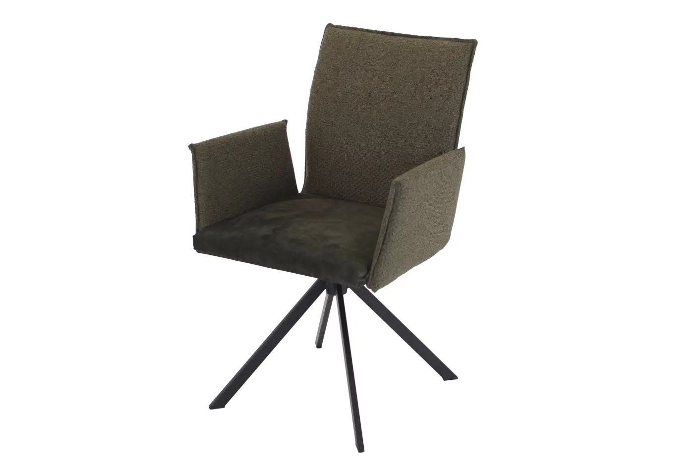 Stuhl 22090.3. Stoff Amour 5514 khaki (437) Lehne: Stoff Forza 5514 khaki (438) ca. 64x91cm